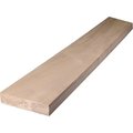 Alexandria Moulding Hardwood Board, 4 ft L Nominal, 4 in W Nominal, 1 in Thick Nominal 0Q1X4-27048C